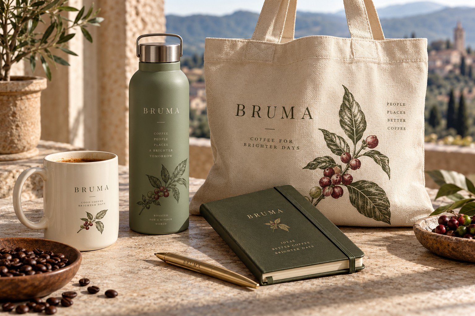 Aplicación conceptual de Merchandising · Regalos corporativos
